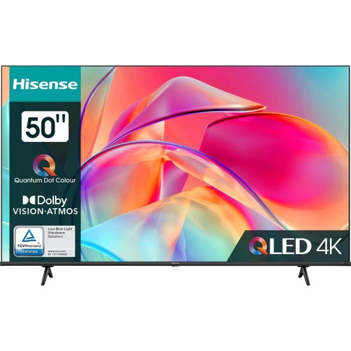 HISENSE 50E7KQ - TV QLED 50 (127 cm) - UHD 4K - Dolby vision - Smart TV - 3xHDMI 2.0