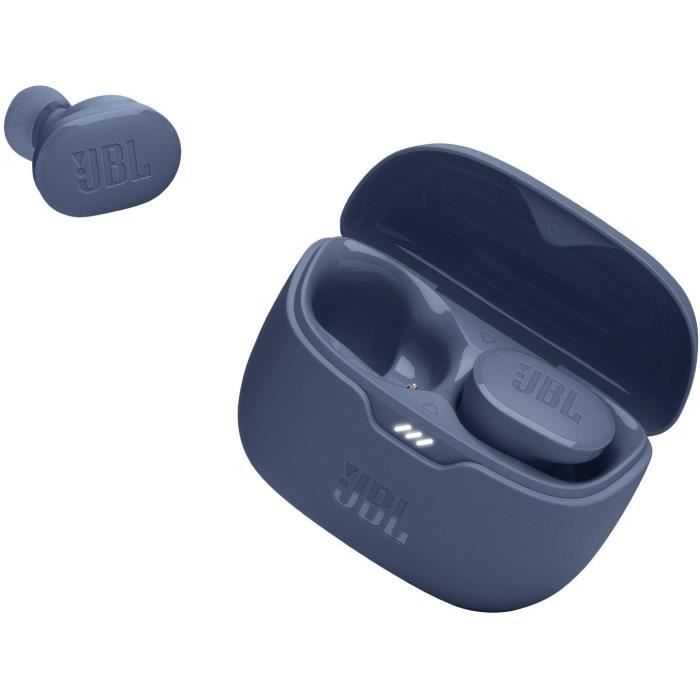 Ecouteurs sans fil à réduction de bruit JBL Tune Buds Bleu,