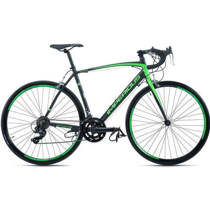 Vélo de course 28'' „IMPERIOUS“ noir-vert TC 53 cm KS Cycling