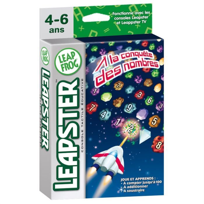 Leapfrog Jeu Leapster A La Conquete Des Nombres Cdiscount Jeux Jouets