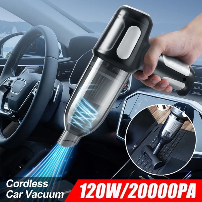 20000pa-Aspirateur à Main sans Fil-3 in1-Aspirateur auto, 4000mAh