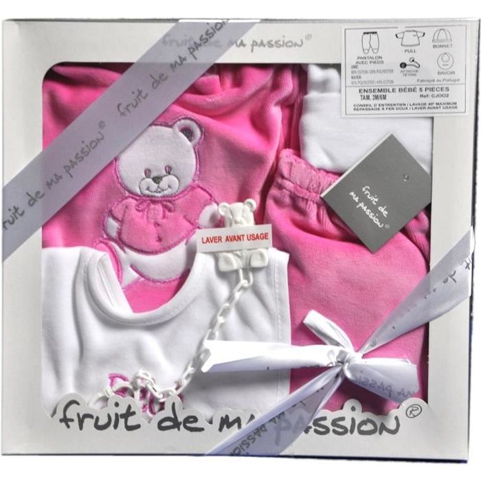 Coffret naissance fruit de ma passion 11 pièces - Cdiscount Puériculture &  Eveil bébé