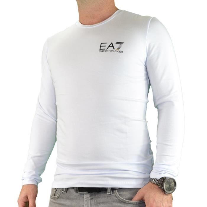 t shirt manche longue armani