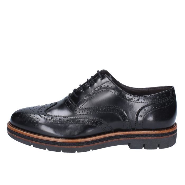 derbies homme cuir noir