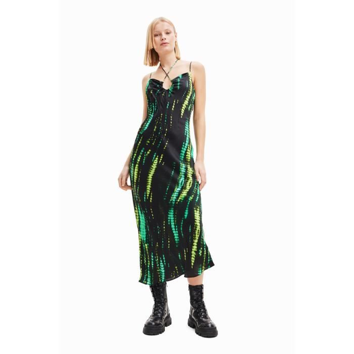 Robe nuisette asymétrique rouge Desigual | La Redoute