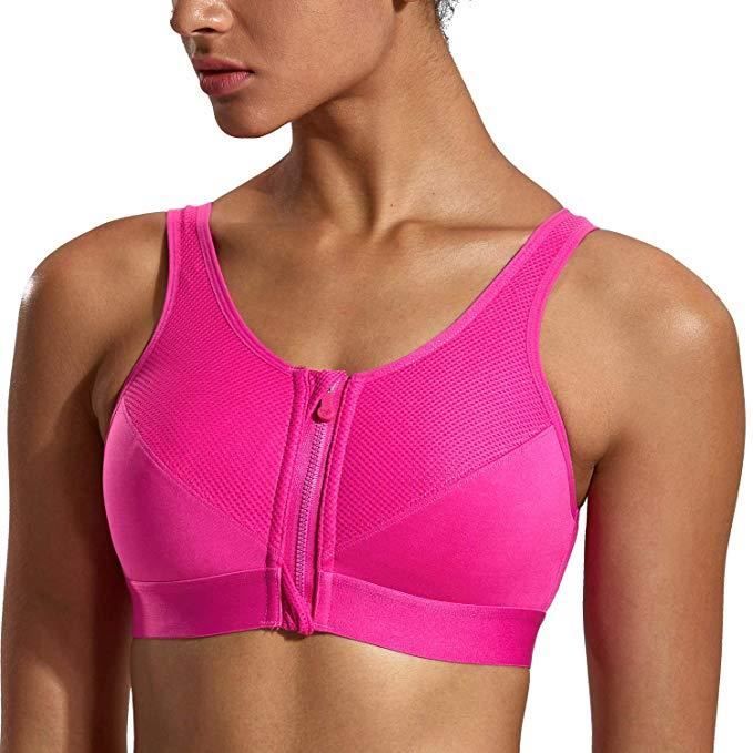 soutien gorge de sport fermeture devant