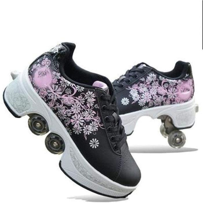 Patins A roulettes Roues Rollers en Ligne Femme Rollers Quad Homme  Chaussures Sport Hommes Roller Shoes Skate Deform Wheels Sk 156 - Achat /  Vente ROLLER IN LINE - Cdiscount