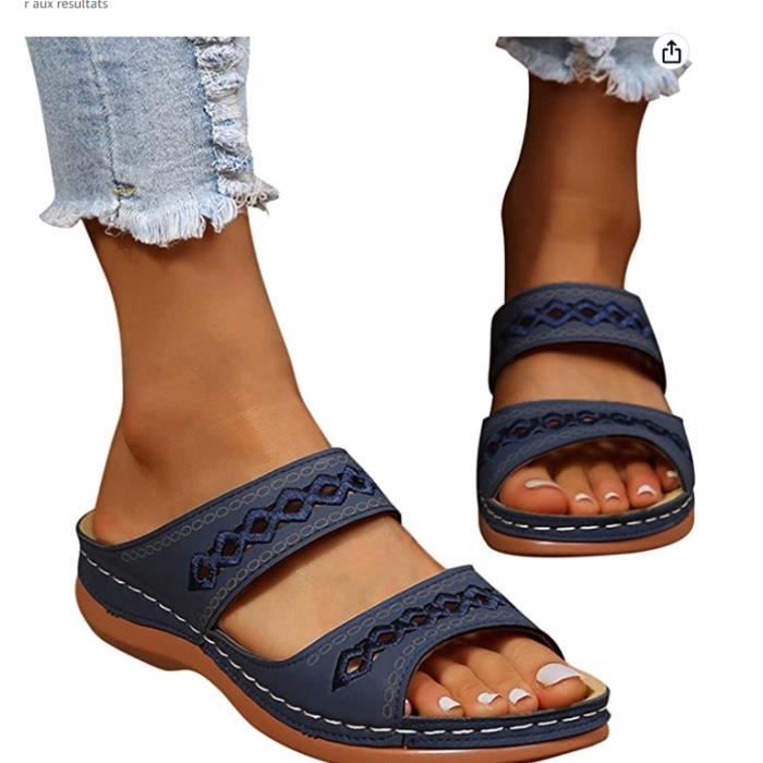 Sandales compensées pieds larges shop