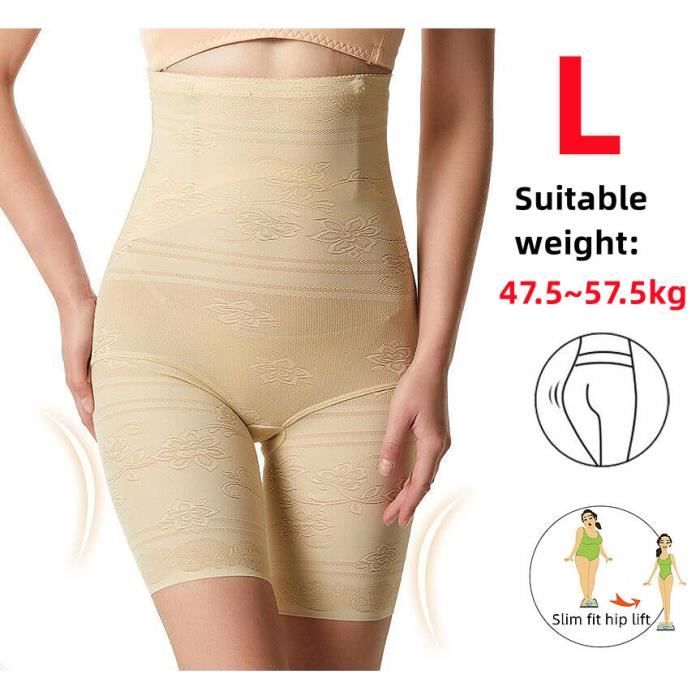 Culotte Sculptante Taille Haute SEXYWG - String Gainant Pour Ventre Plat Et Contrôle De La Taille - Noir/Beige