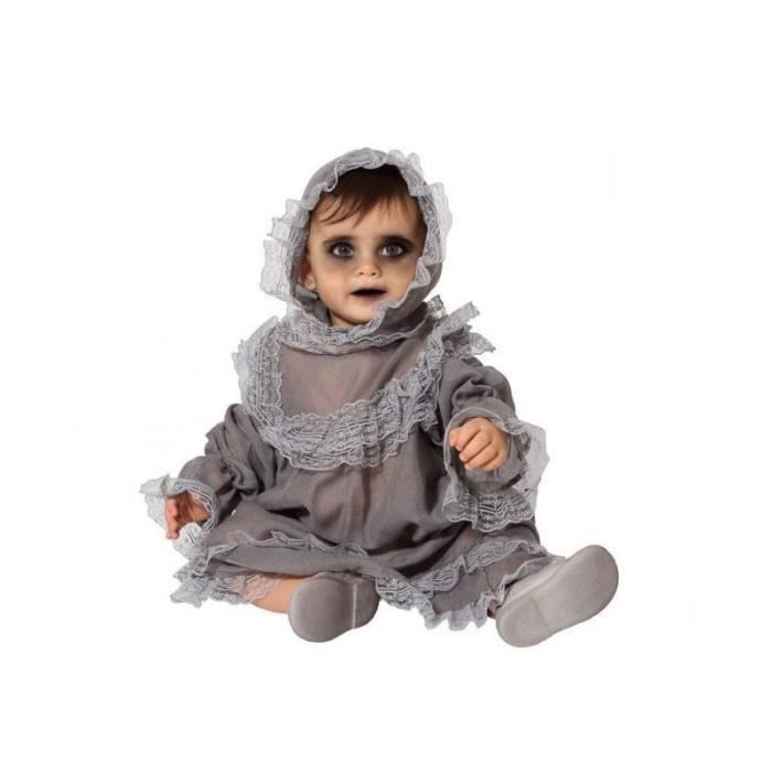 Cape Pantalon Halloween Costume Halloween Bébé Fantôme 2 Pièces - Cape + Pantalon - Unisexe 3 Mois à 5 Ans Cape Et Pantalon