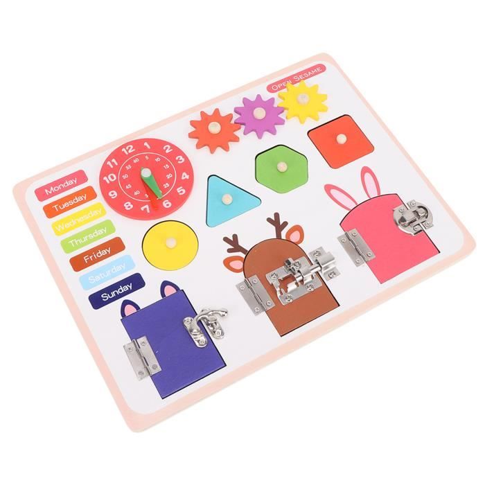 Table D'activité Sensorielle Montessori En Bois Avec Bacs De Rangements Et Tabouret Pour Enfant Des 3 Ans