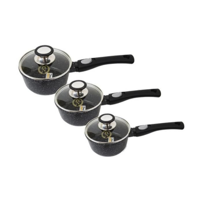 Set De 3 Casseroles Induction - Marque Napoléon Impérial - Inox - NEUF