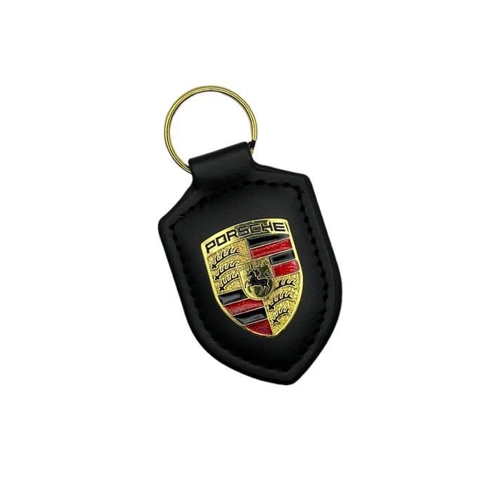 Original Porsche Porte-Clés Armoiries Blason, Cuir Noir, WAP0500900E :  : Auto et Moto