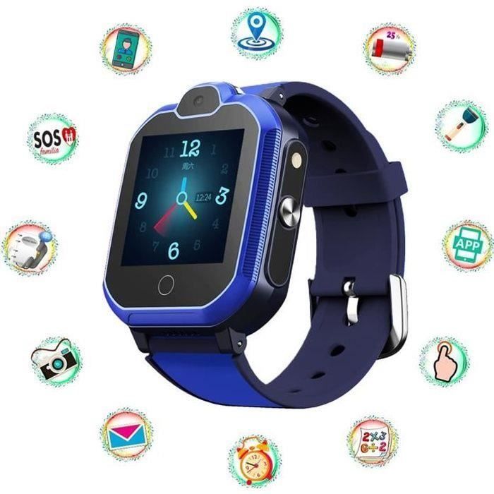 Montre Intelligente pour Enfants SURENHAP Tracker GPS 4G Etanche avec Appel durgence et Téléphone