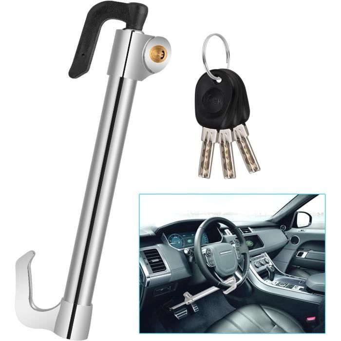 Antivol Volant De Voiture Avec Fixation Ceinture De Sécurité - Sécurité Renforcée - Neuf