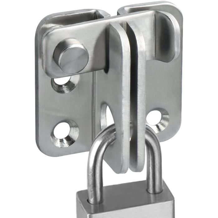 armoires et plus encore en acier inoxydable plaqué chrome Loquet de verrouillage à clé de 6,3 cm avec bouton tournant pour petites portes