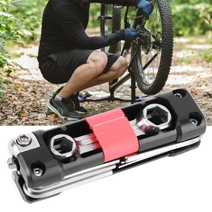 Shiny-Kit d'Outils de Réparation de Mécanicien de Vélo Multifonctionnel 14  en 1 Mini Outil de Pliage-TIP - Cdiscount Sport