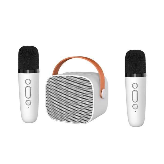 Enceinte Karaoké Portable Pour Enfants – Funtime Gifts – 2 Micros Sans Fil – Bluetooth