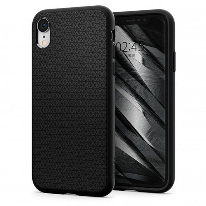 Coque de protection - Spigen - Liquid Air - Noir - Souple - Anti-choc / Anti-rayure