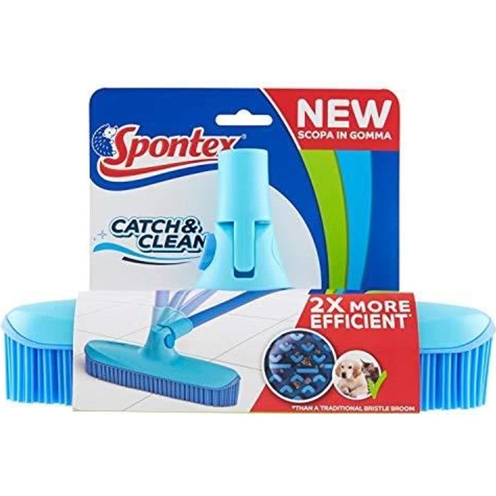 Clean catch. Spontex / резиновая швабра catch&amp;clean совок. scopa in iralian.