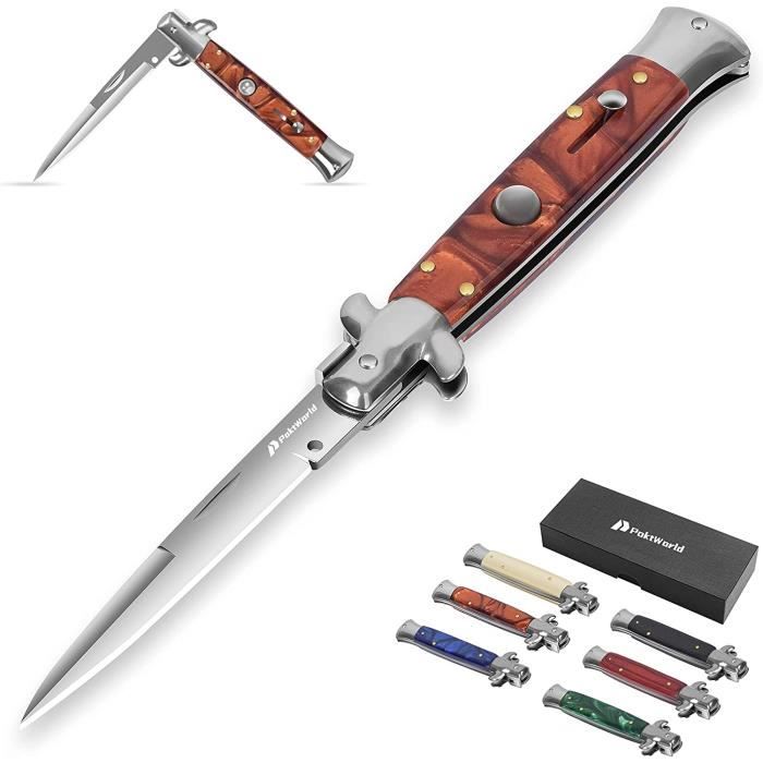 Couteau Pliant De Poche Multifonction - Survie, Chasse, Camping, Plein Air - EDC