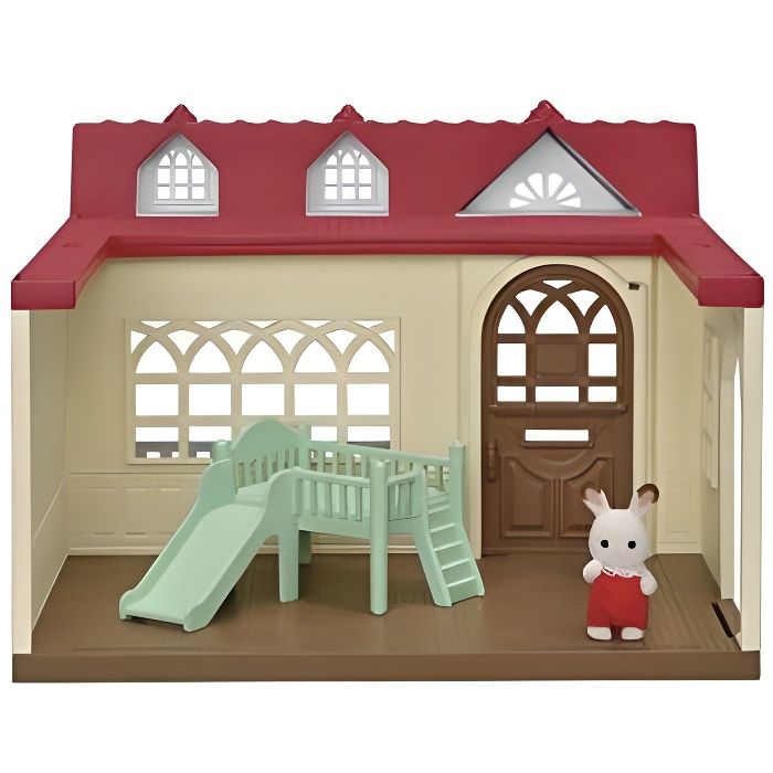 Ensemble toilettes - SYLVANIAN FAMILIES - Le village - Mixte - A partir de  3 ans - Plus de 10 accessoires marron - Sylvanian Families