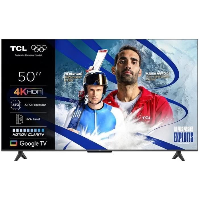 TV LED 4K 50'' 127 cm 50P6K TCL - vue 2