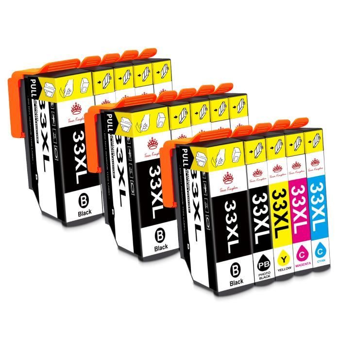 TONER KINGDOM 15 Pack Cartouche Epson XP7100 XP540 XP530 XP640 XP
