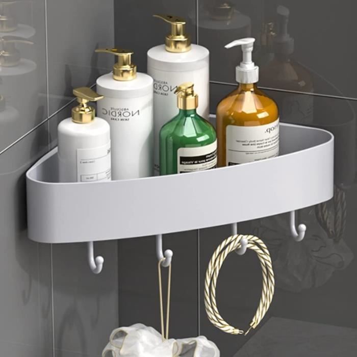 Étagère De Douche D'angle Sans Perçage Et Sans Colle Porte-savon Pour