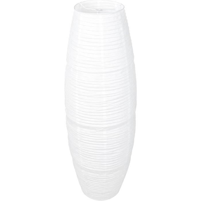 Abat-jour En Papier De Riz 125 Cm Pour Lampadaires - Remplacement Décoratif Blanc