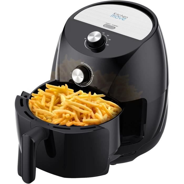 Friteuse à Air Chaud 5L Friteuse Électrique sans Huile Air Fryer 1500W