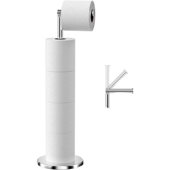 Porte-papier Toilette Autoportant En Acier Inoxydable - Peut Contenir 4 à 6 Rouleaux - Design Moderne Gain De Place - Pour Salle De Bain, Toilettes Invités Réserves à Rouleaux De Papier Toilette Porte-papier Toilette Autoportant En Acier Inoxydable - Peut Contenir 4 à 6 Rouleaux - Design Moderne Gain De Place - Pour Salle De Bain, Toilettes Invités Réserves à Rouleaux De Papier Toilette