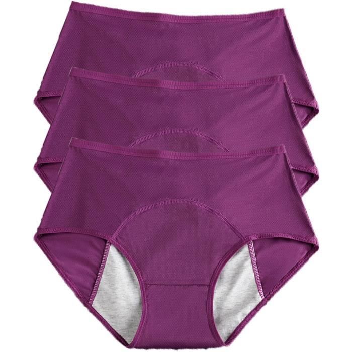 10 Slips Femme FINETOO Coton Hipster - 95% Coton - Confortables Et Respirants - Taille S à XL