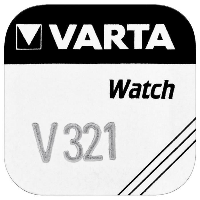 VARTA 3 piles oxyde d/'argent V321 321 SR616SW SR65 1,55V