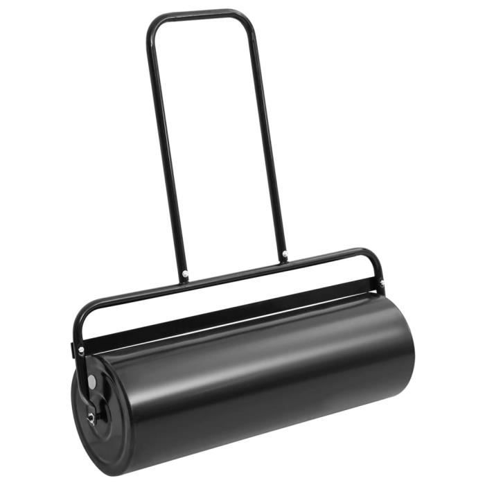 Vidaxl Rouleau à gazon - 63 L - Fer durable - Poignée pratique - Bords arrondis