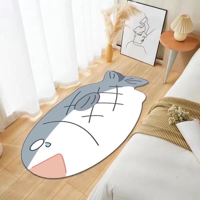Tapis Chambre Renard Dessin Animé - Tapis Antidérapant Doux Et Épais Pour Chambre Enfant Bébé, Décoration Automne
