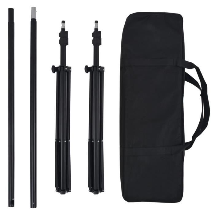 Kit D'éclairage Studio Complet Avec Fonds Blancs Et Boîtes à Lumière