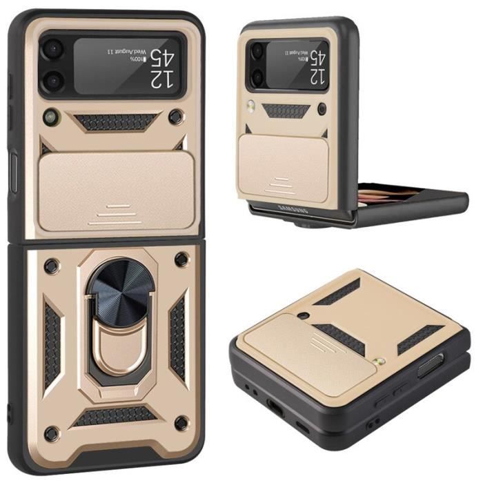 Coque Avizar Anti-choc Avec Support Magnétique Pour Samsung Galaxy Z Flip 7 - Transparente Neuve