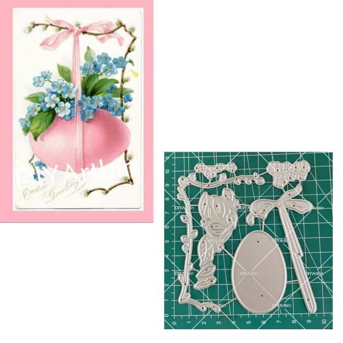 Matrices De Découpe En Métal Pour Scrapbooking Et Artisanat - Formes Fleurs, En Acier Carbone Haute Qualité - Pour Cartes, Albums, Décorations - 6