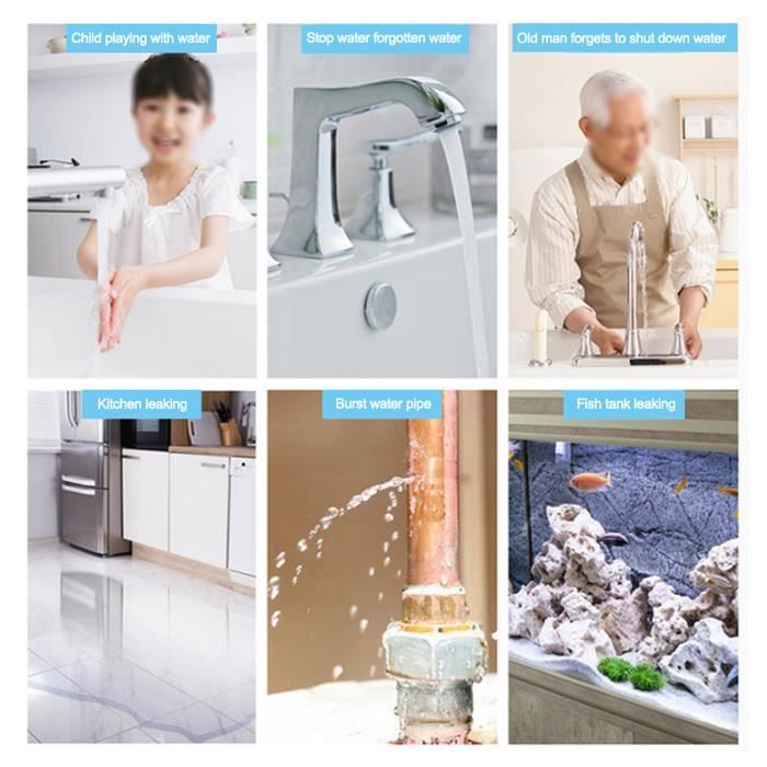 Pack De 5 Détecteurs De Fuite D'eau Govee H5054 - Blanc - OPEN BOX (Neuf Jamais Utilisé)