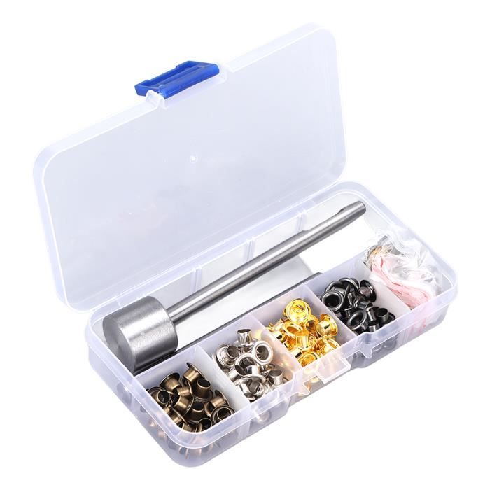 Kit D'outils à œillets DXL Avec 100 œillets - Non Ouvert - Neuf Complet