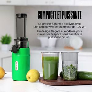 Extracteur De Jus Lent Lacor 240W - Jus Frais Fruits Légumes - Technologie Slow - Design Moderne - 11