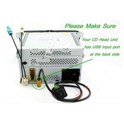Aux Dans Câble Connexion Pour VW Golf Jetta Scirocco rcd510 où USB 