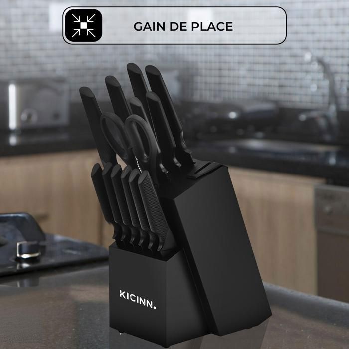 Bloc A Couteaux De Cuisine Et Ciseaux