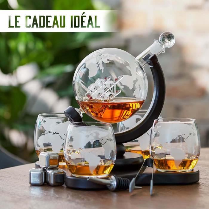Carafe à Décanter Globe à Whisky De 1,5 L, Cadeau Pour Homme