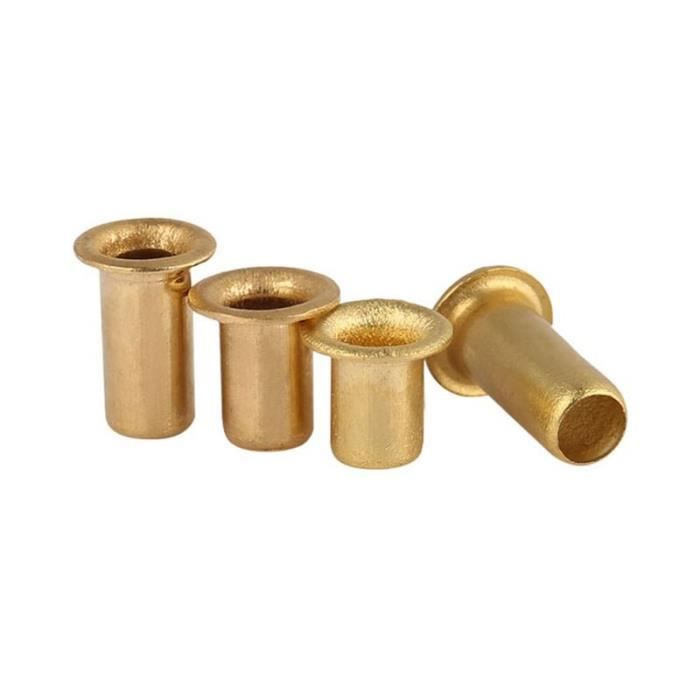 200 œillets Creux En Cuivre – 3 X 8 Mm, Trou Traversant, Pour Circuits Imprimés !
