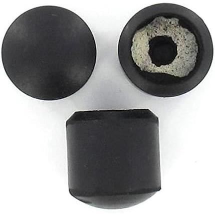 40 Embouts Caoutchouc YIXISI - 4 Tailles (3/6/9/12mm) - Protection Vis Et Tubes Noir