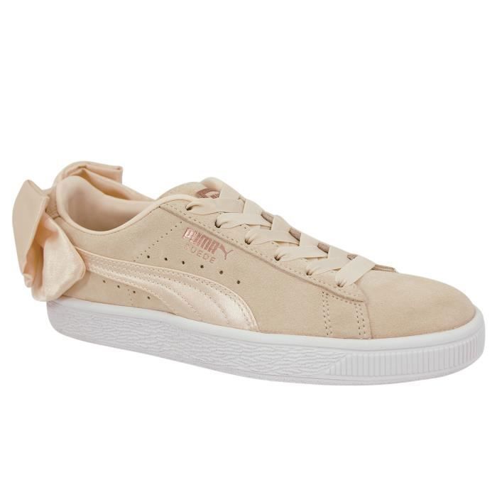 Puma suede clearance femme noeud
