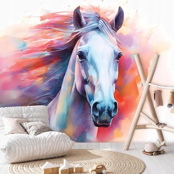 Papier Peint Intissé Panoramique Animaux Lampard Paysage 200x140 cm