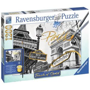 PUZZLE Ravensburger Puzzle Paris Doré Silhouette 1000 pcs